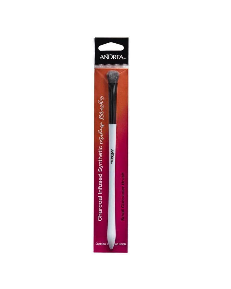 Andrea Small Concealer Brush, Charcoal Infused