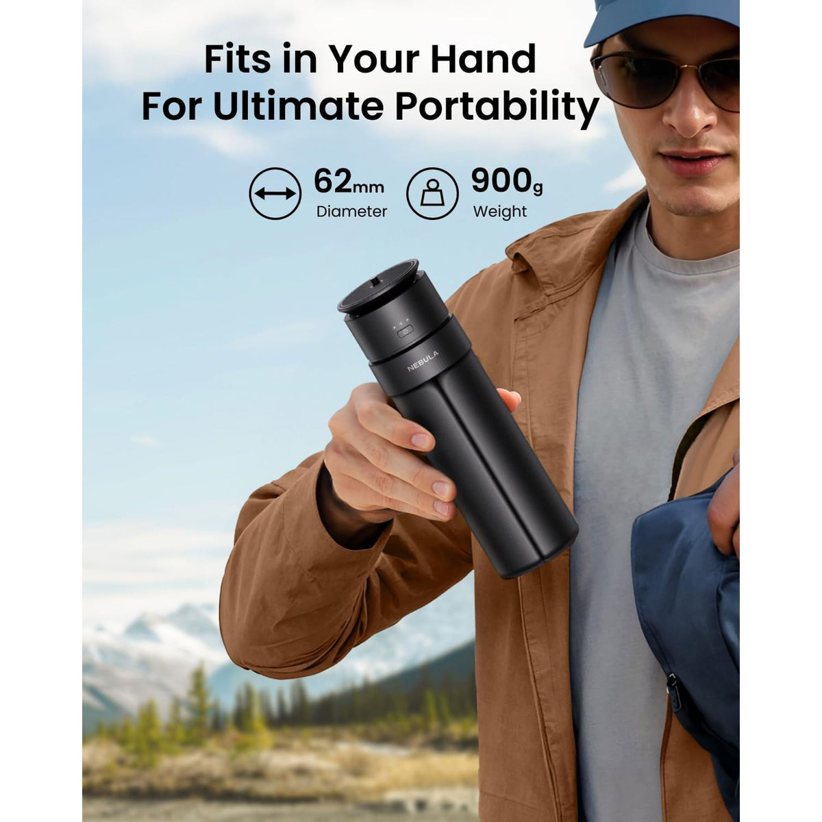 Anker Nebula Capsule Power Bank Tripod, Black