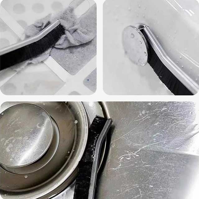 Gap Brush - Narrow Space Cleaning Tool for Hard-to-Reach Areas and Tight Gaps