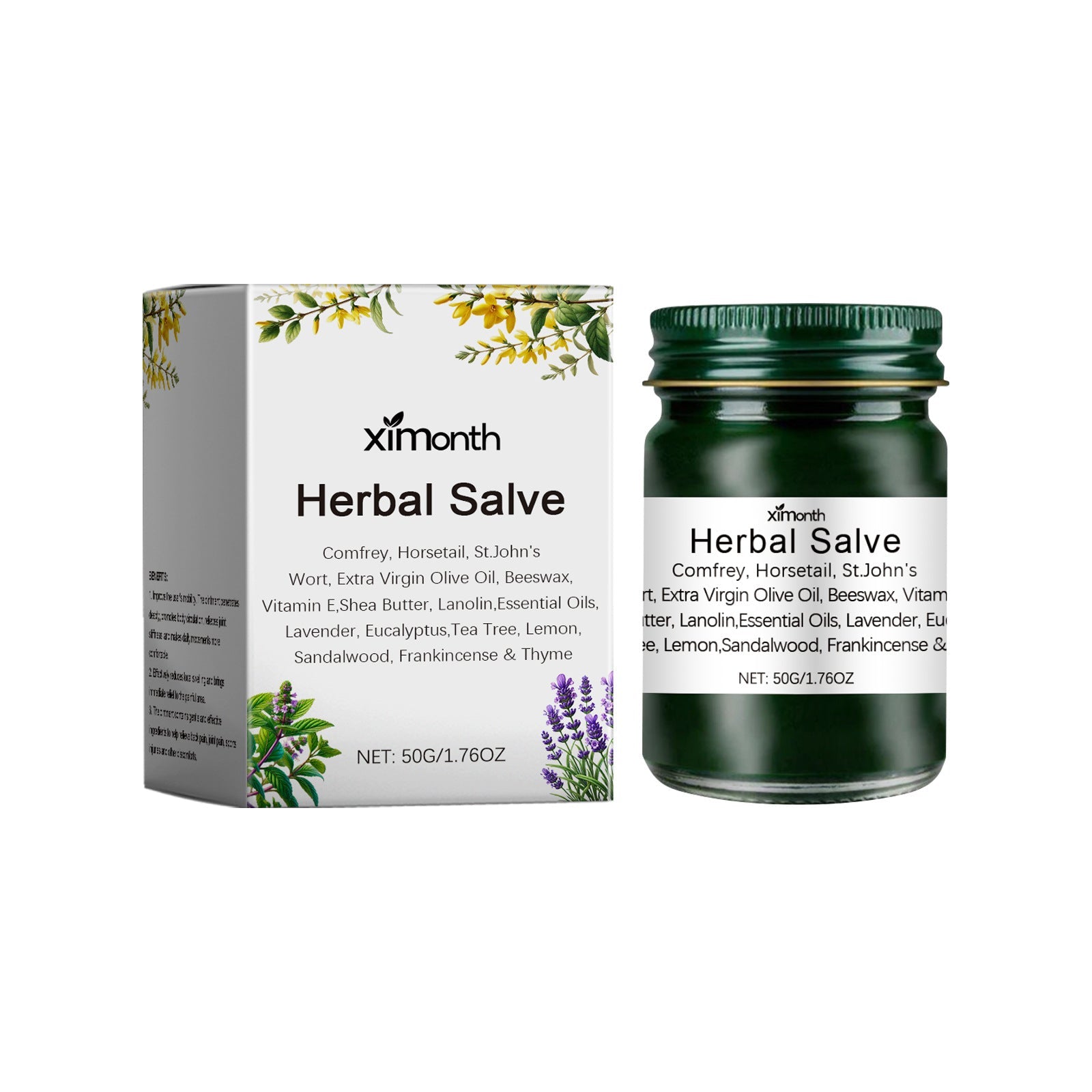 Comgrass Joint Care Cream, Herbal Soothing Pain Relief, Natural Muscle & Joint Massage ,50g