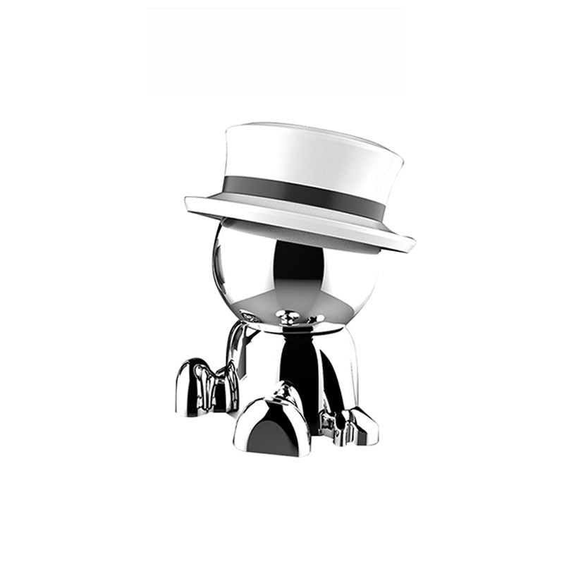 Magnetic Cell Phone Holder Universal Car Mount Phone Stand With Doll Shape 360 Degree Rotation