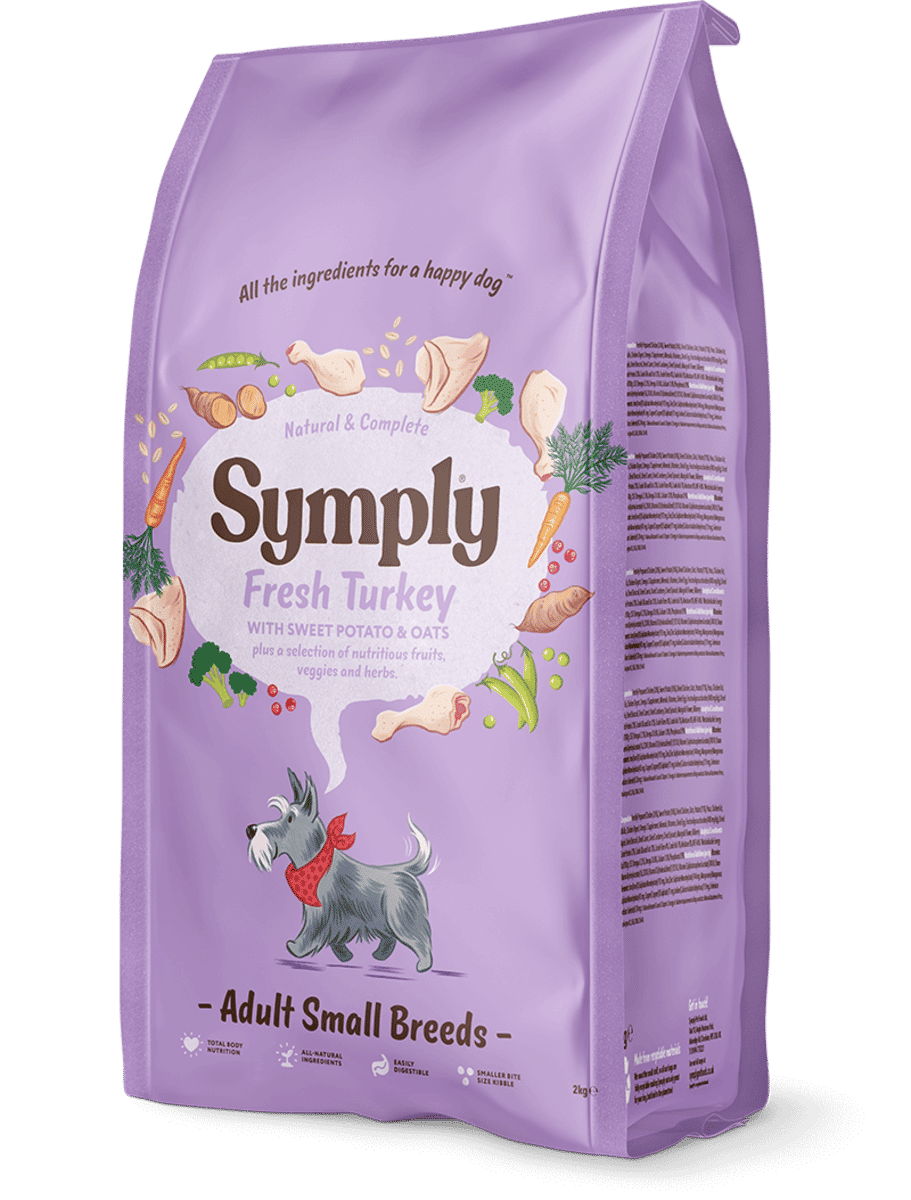 Symply Fresh Turkey Adult Small Breeds Dry Dog Food - 2kg