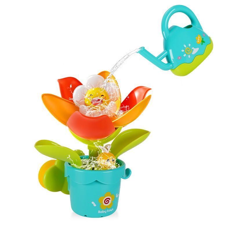 Baby Water Play Toy Sunflower In Water Shower Boys Girls Bath Spray Water Toy