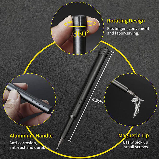 45-Piece Multi-Tool Screwdriver Set - Magnetic Precision Screwdriver Kit with Bits for Electric Devices