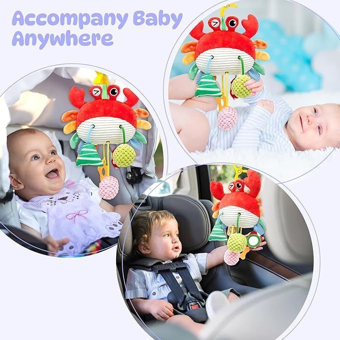 Car Seat Toy Stroller Sensory Toy Babies Gift for infant 3-12 Months
