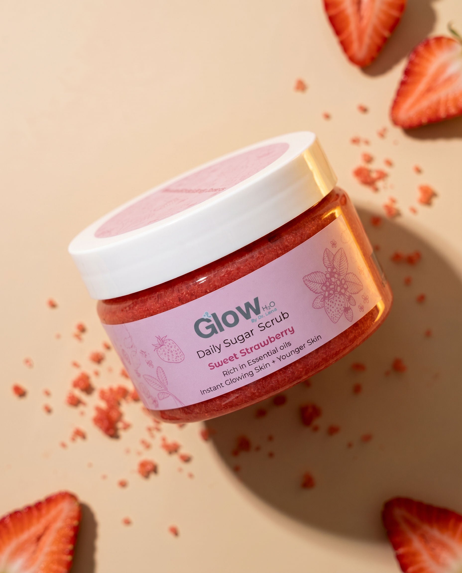 Glow H2O Strawbellicious Sugar Scrub