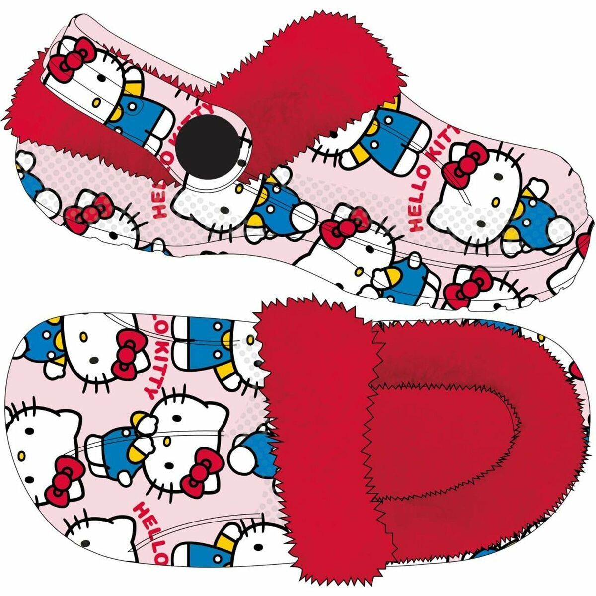 House Slippers Hello Kitty Pink