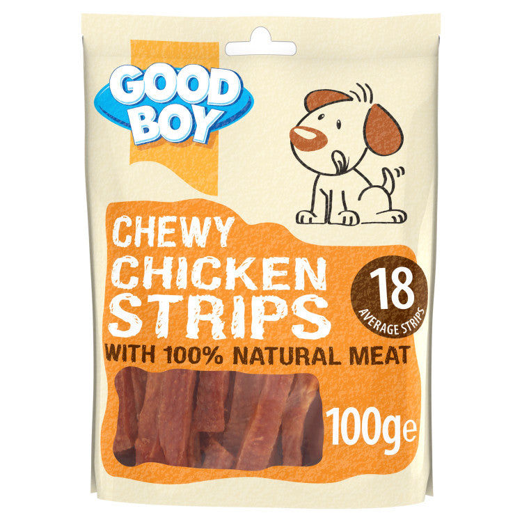 Good Boy Chewy Chicken Strips - 100g