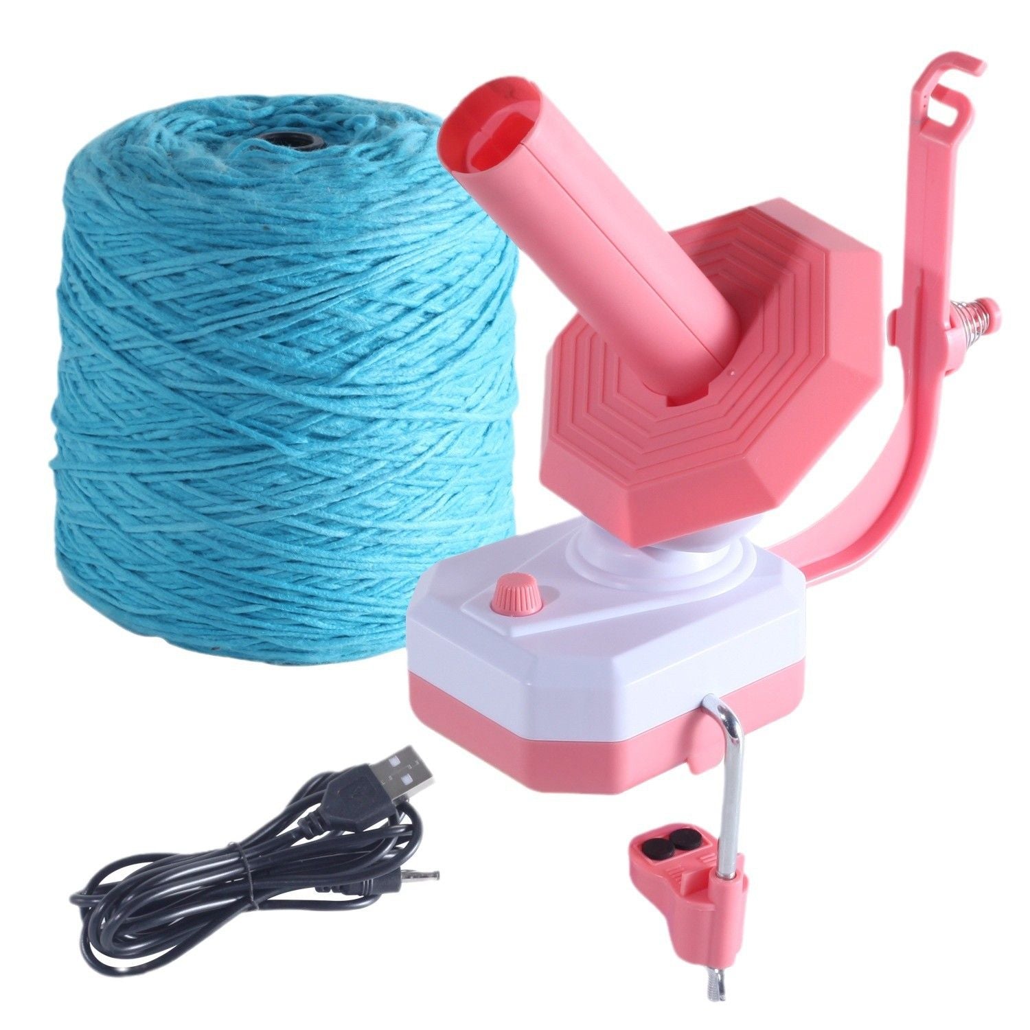 Electric Yarn Winder for Crocheting Large Capacity Yarn Ball Winder for Knitting