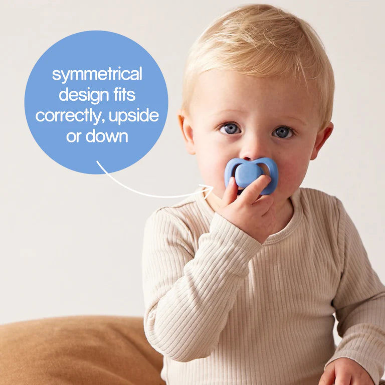 Bbox -Pacifier Silicone 2 Twin Pack -Blush/Latte