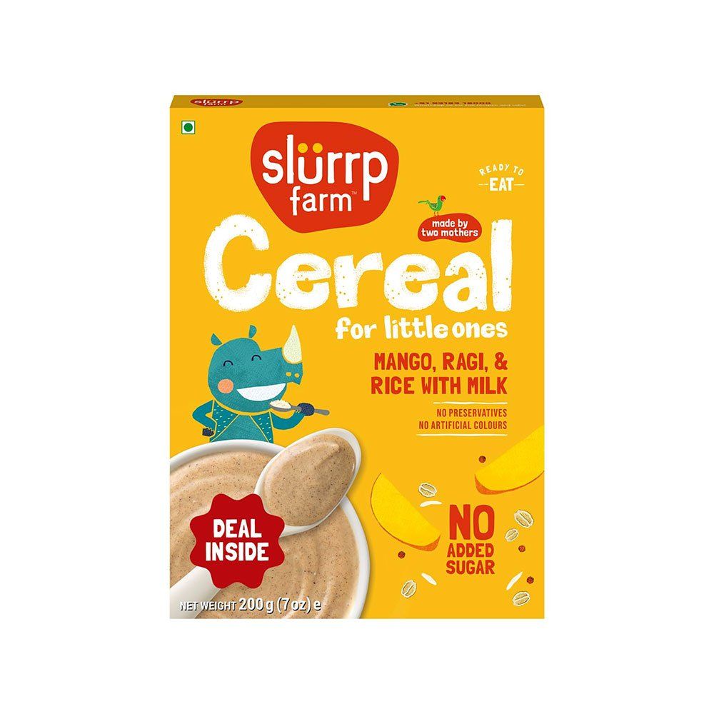 مزيج "سلورب فارم" من الراغي والأرز والمانجو مع الحليب