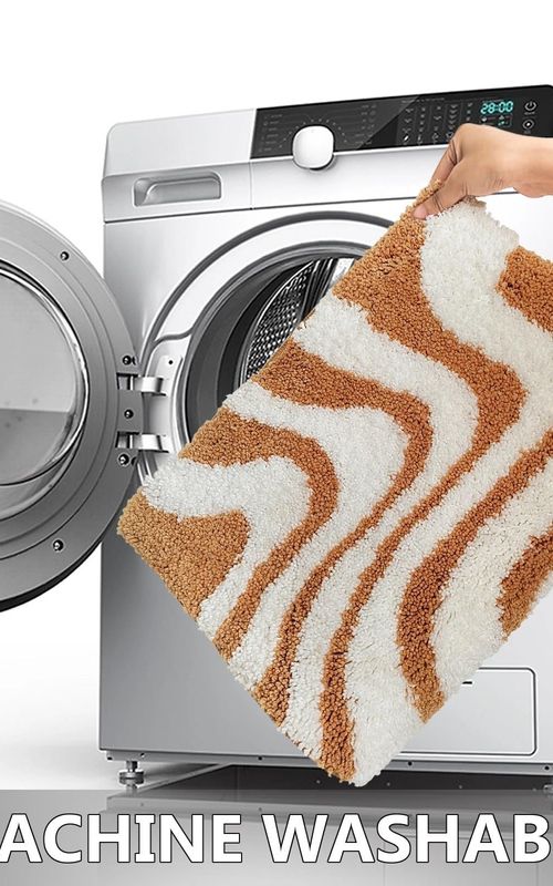 AIESY® Beautiful Microfiber Non Slip Bath Mat for Bathroom