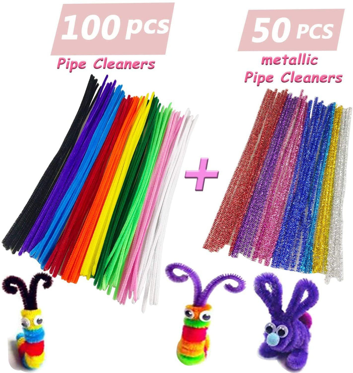 Arts Crafts Supplies Kit 1200pcs Kids DIY Crafting Activity Toy Set Gifts