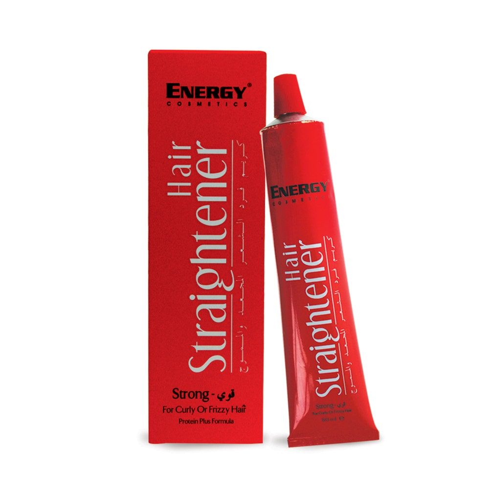 Energy Cosmetics Hair Straightener Cream, 80ml & 2x25ml