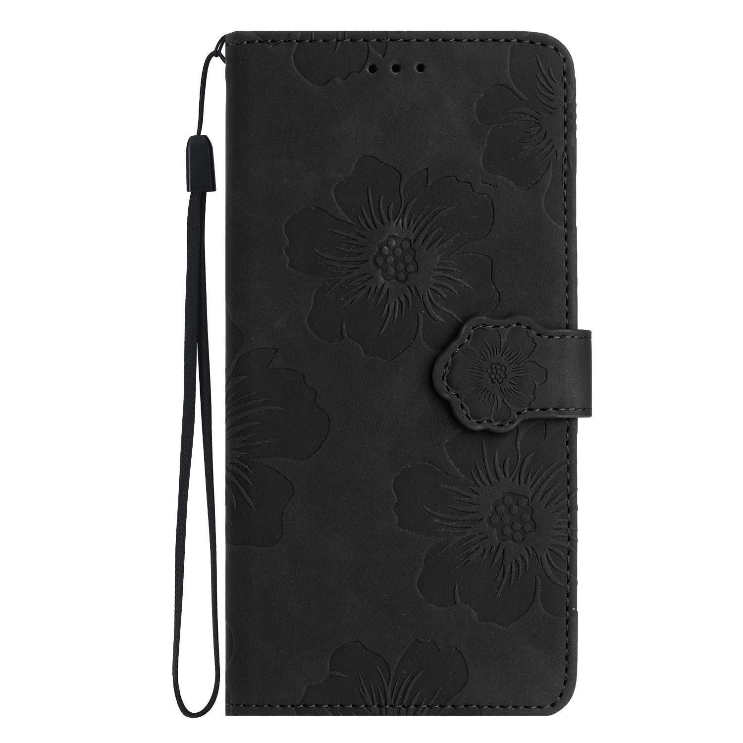 Flower Embossing Leather Case For Google Pixel 9a