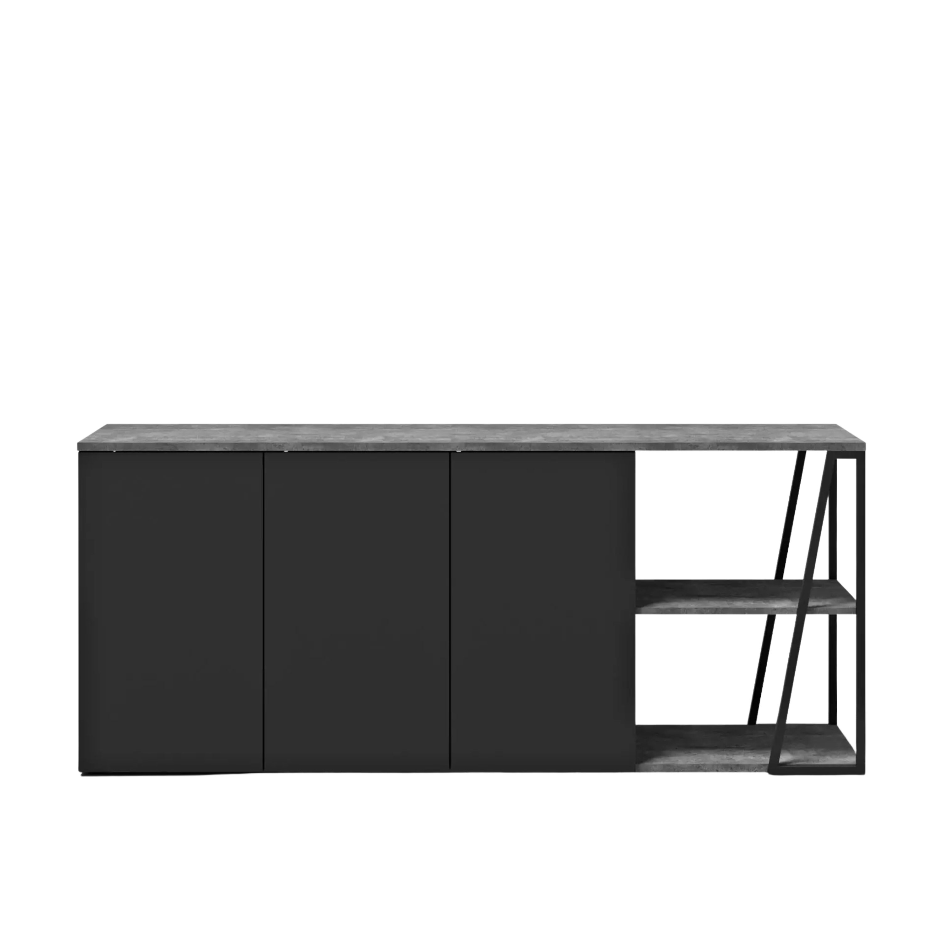 Albi Concrete Look TV Stand