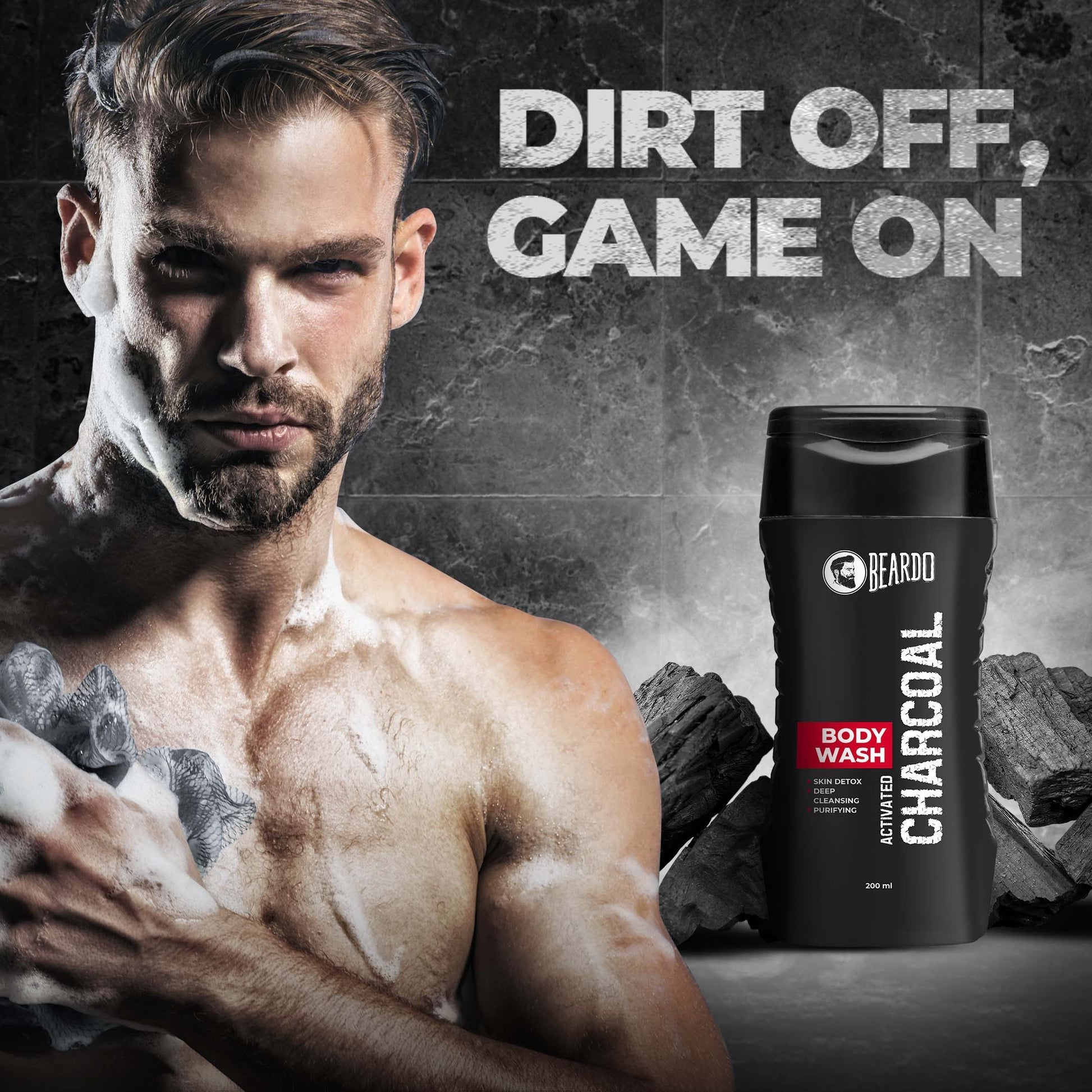 Beardo Charcoal Body Wash 200ml