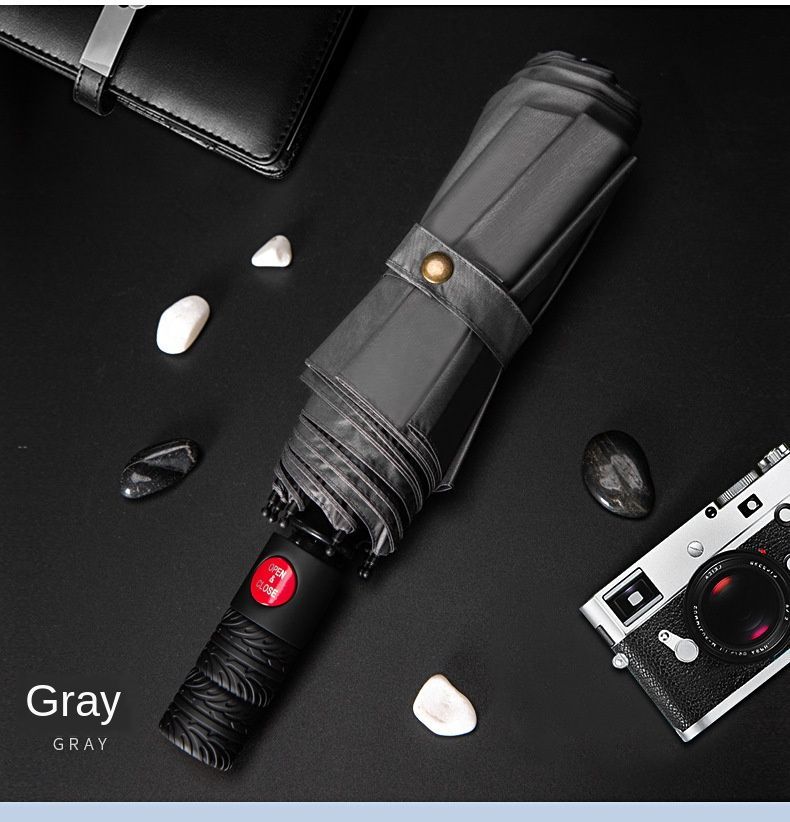 Automatic Umbrella Anti Storm Umbrella Sunny Umbrella Portable Outdoor Parasol