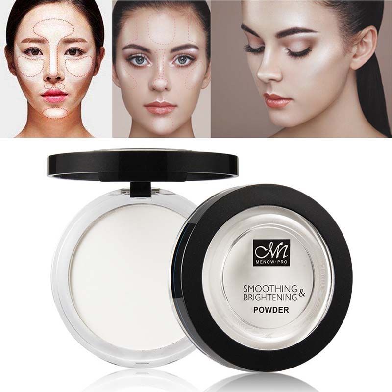Matte Setting Powder Oil Control Pressed Powder Face Highlighter Compact Powder