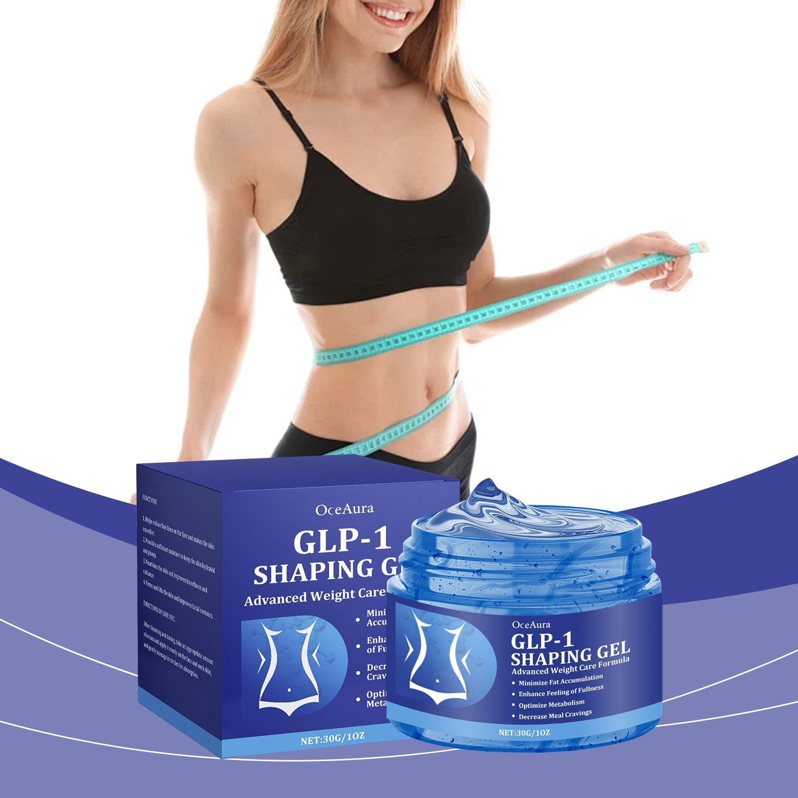 Body Care Gel, Slimming, Firming, Fat Burner, Lazy Person’s Body Management ,30g