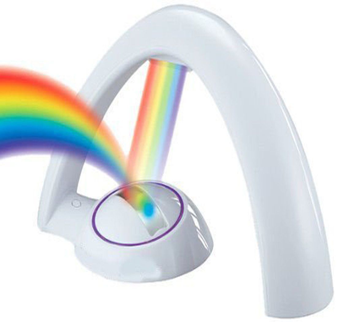 Rainbow Projector Light Colorful LED Night Projection Light 2 Modes Lighting