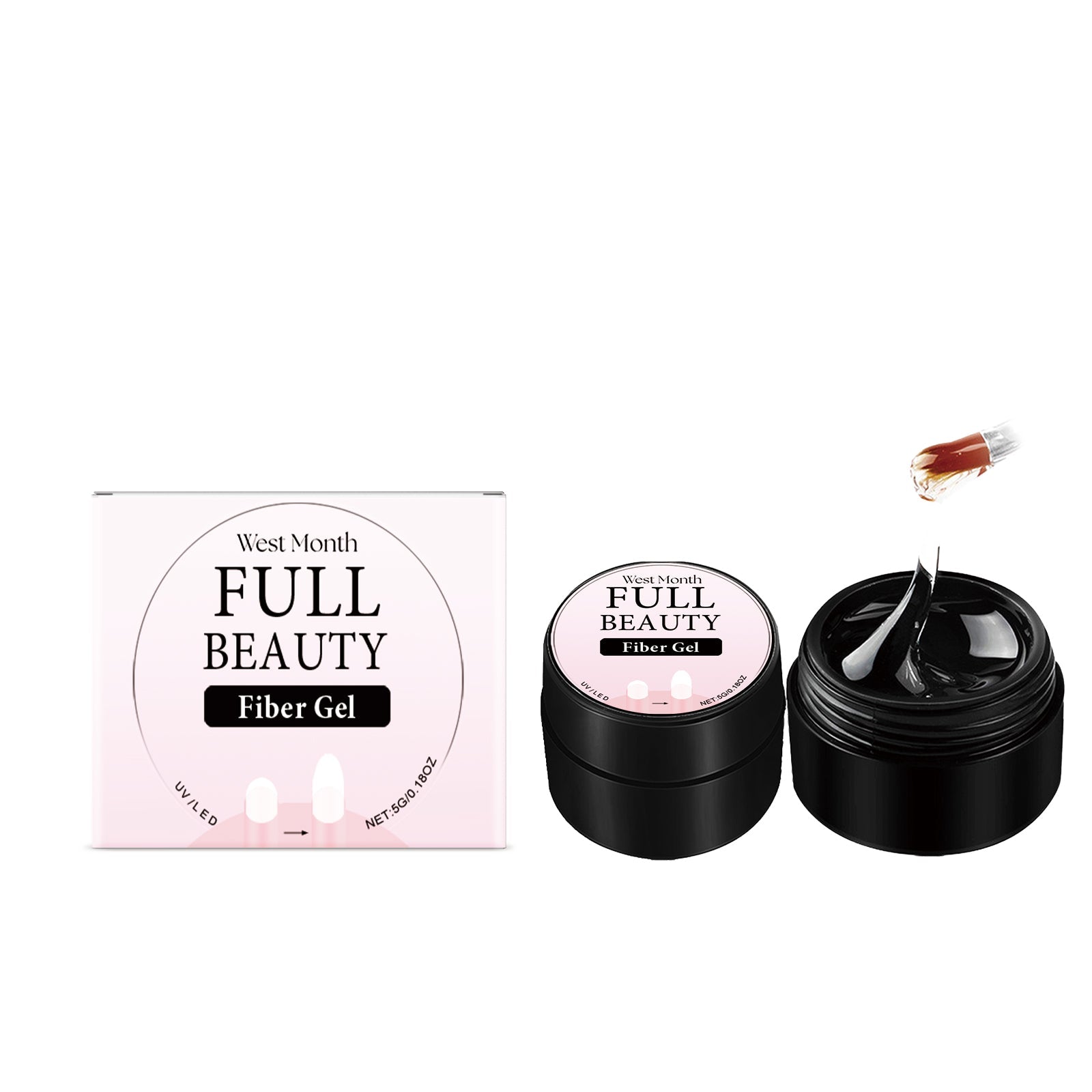 Crystal Nail Extension Adhesive, Quick Strong Nail Glue for Long-lasting Manicure ,5g