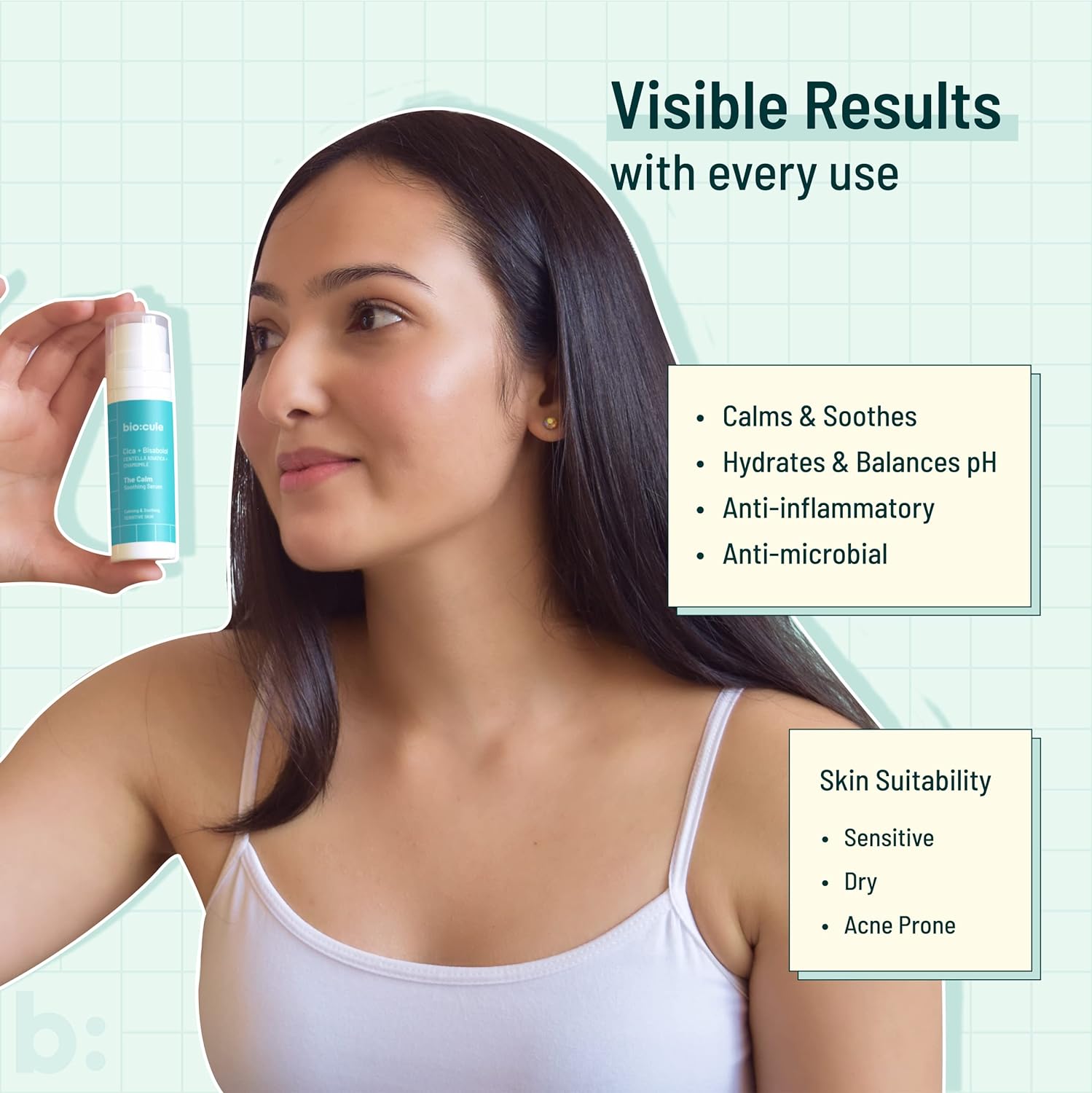 Biocule The Calm Soothing Serum : Cica + Bisabolol 30ml