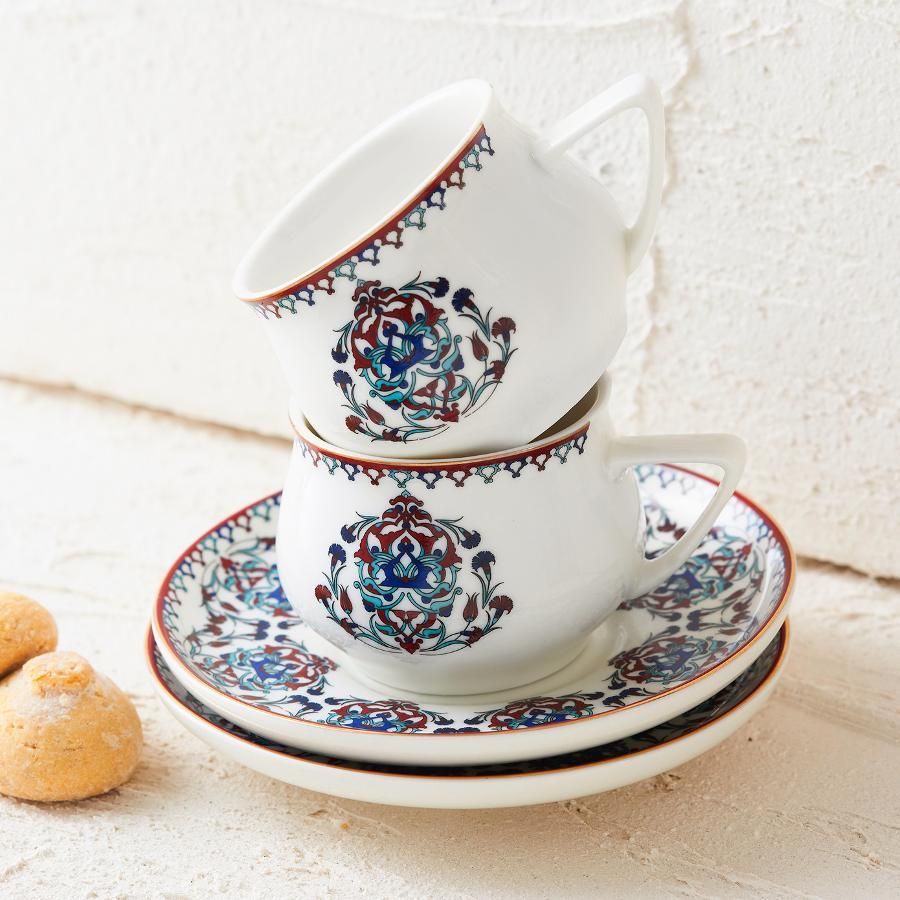 Turkish Coffee Cup Set for 2 people 100 ml