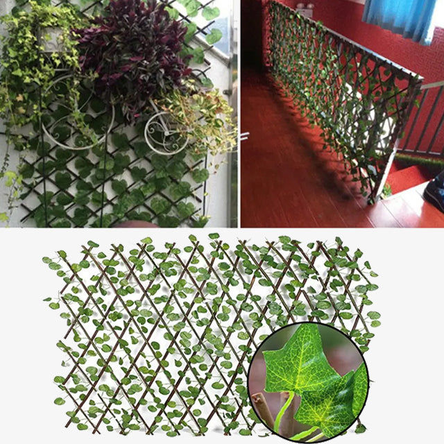 1 Piece Artificial Garden Plant Fence Décor - Realistic Outdoor Decorative Wall for Garden & Patio