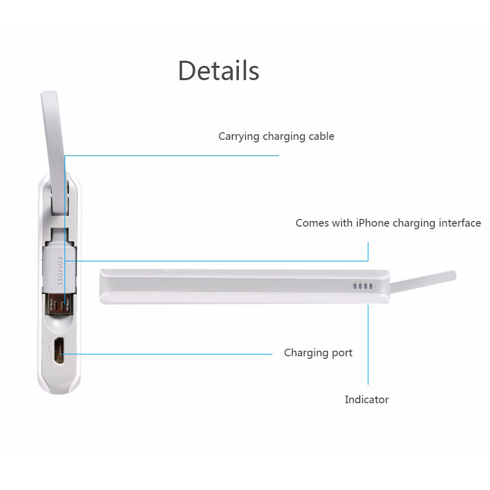 ROMOSS Q SERIES Powerbank 5000MAH WHT