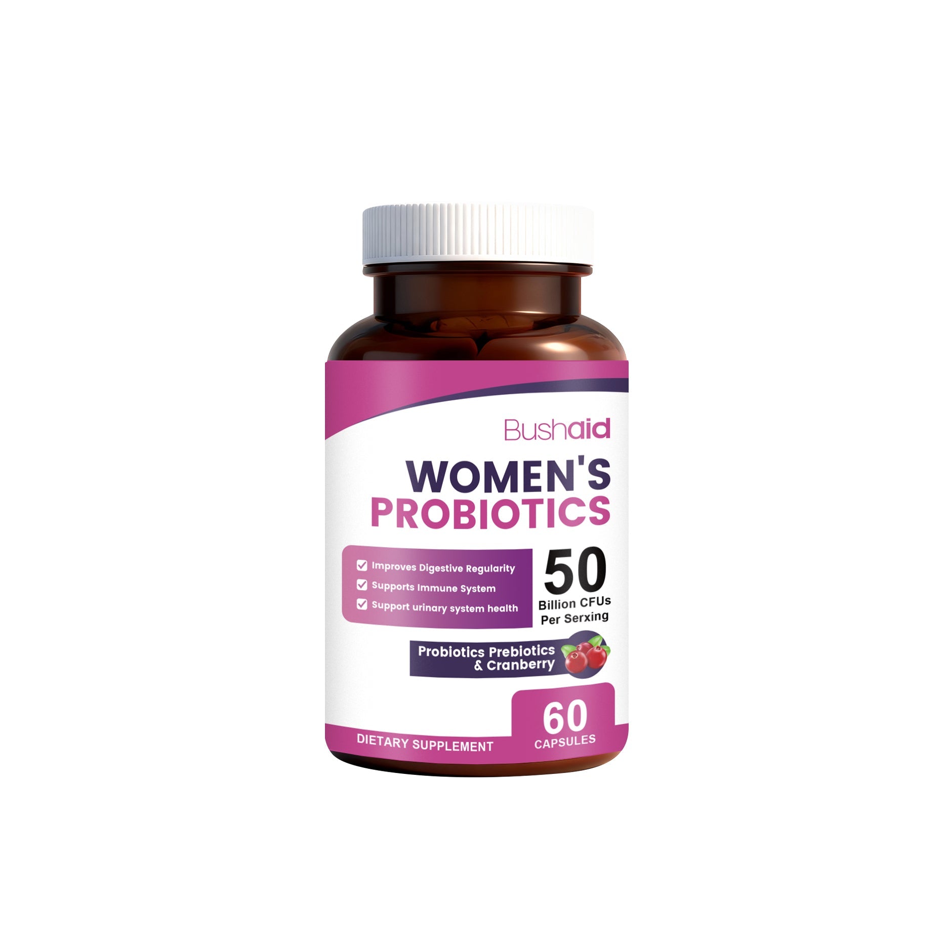 Boost Your Body Care with Female Probiotic Capsules for Gut, Vagina, and Urinary Health ,60 capsules