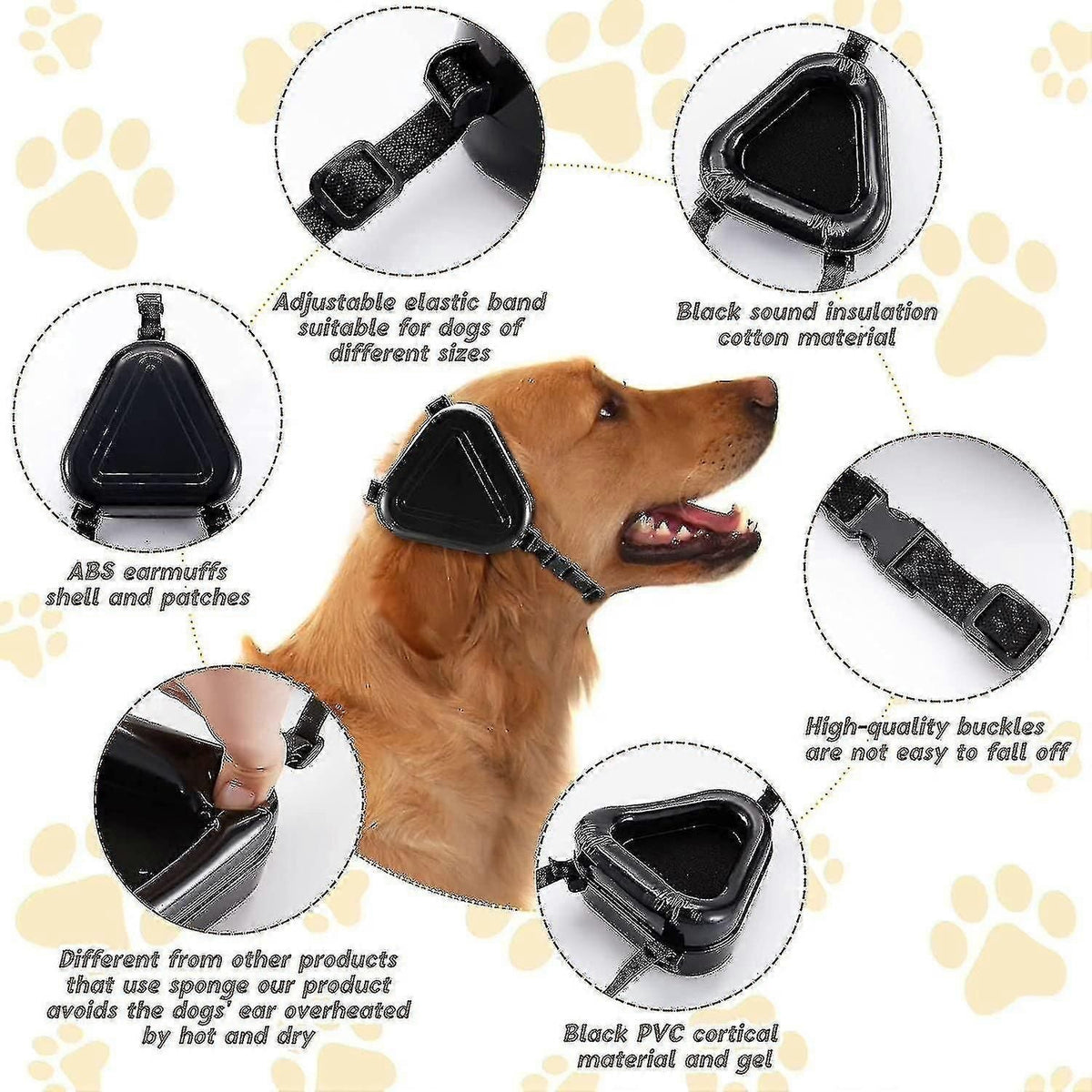 Dog Ear Muffs Noise Cancelling Hearing Protection Headphones