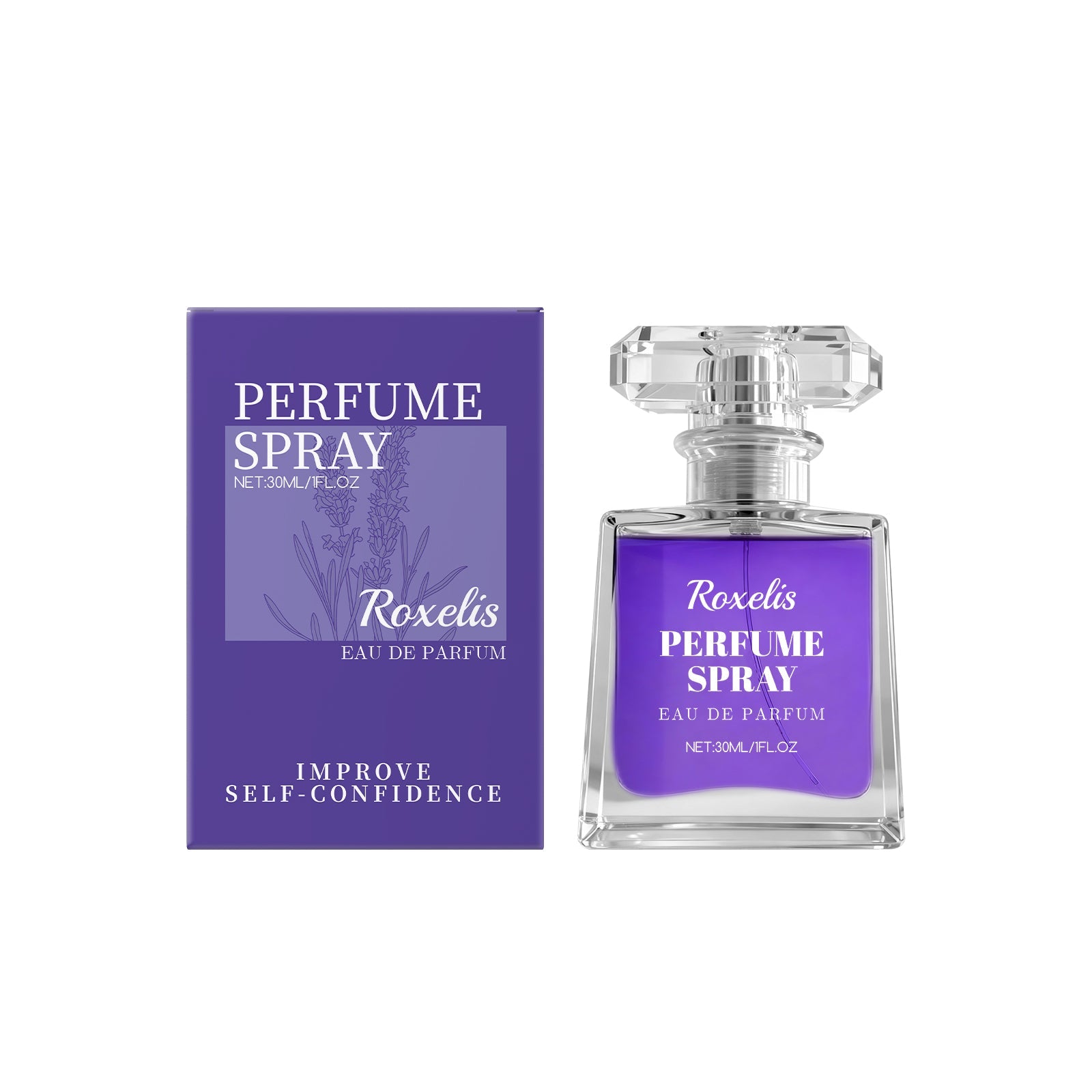 Charm Lavender Perfume, Natural and Fresh, Long-Lasting, Elegant, Portable ,30ml
