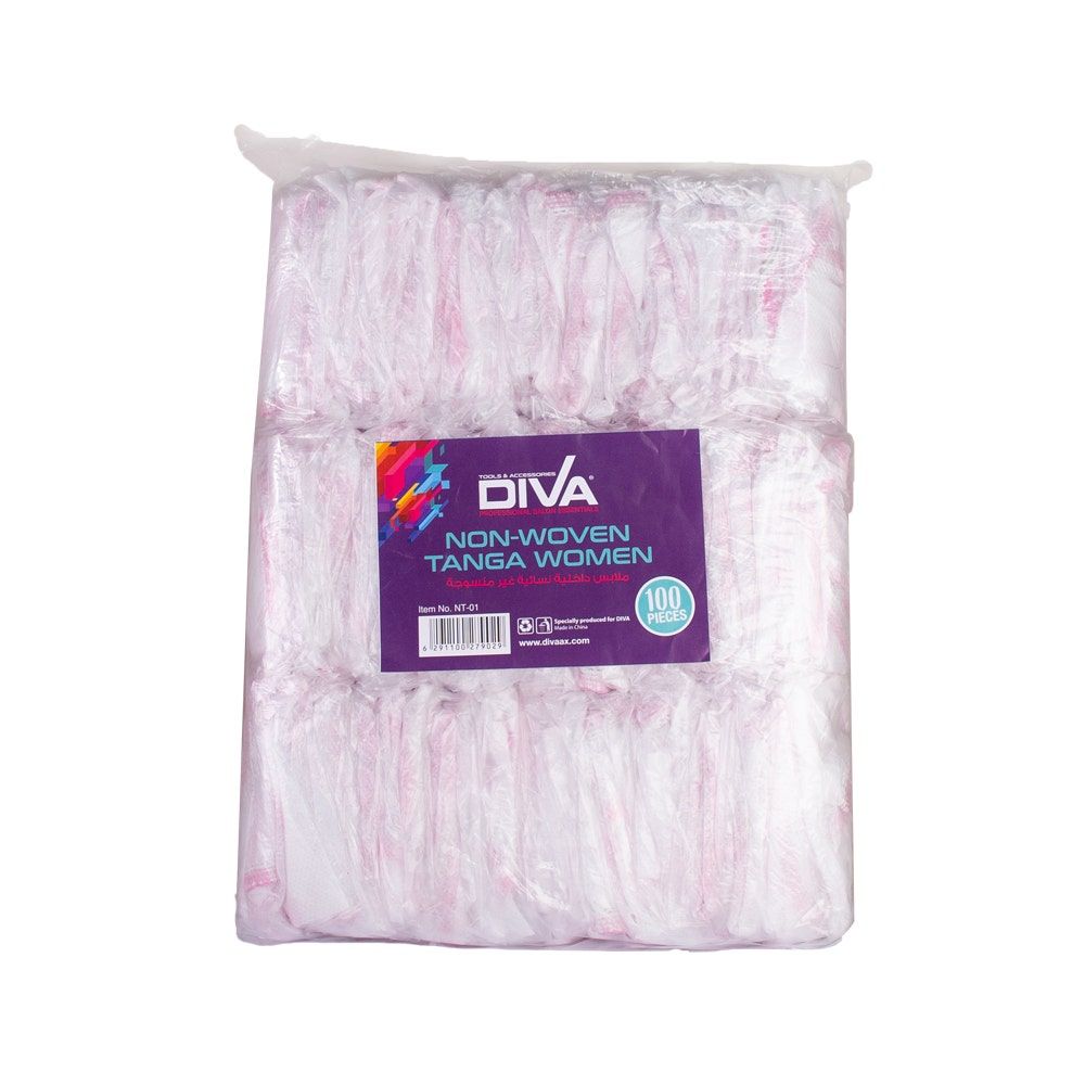 Diva Disposable Tanga Women, White, 1x100
