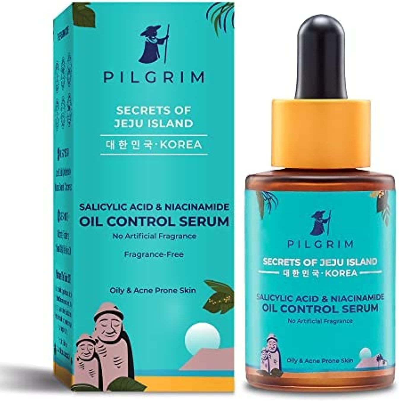 Pilgrim 2% Salicylic Acid + 3% Niacinamide Oil Control Serum For Oily & Acne-Prone Skin
