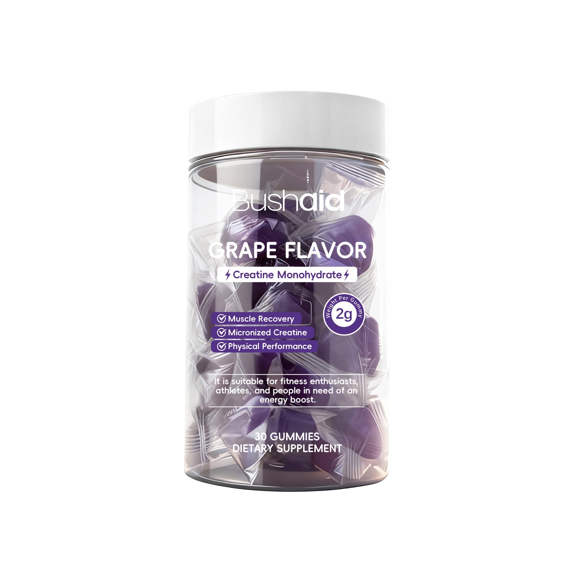 Boost Your Body Care with Creatine Gummies, Enhance Strength & Endurance ,30 gummies