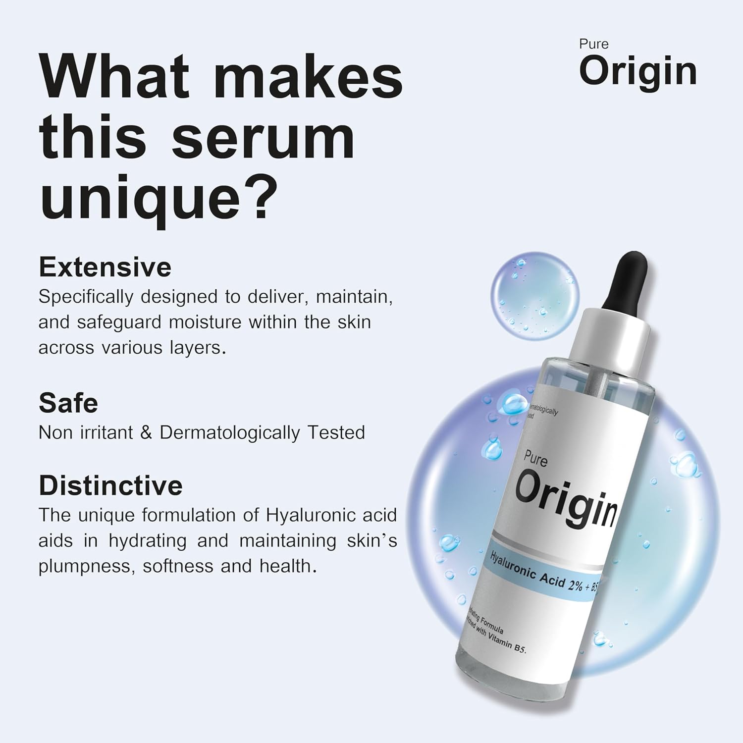Esse Beauty Pure Origin Hyaluronic Acid 2% + B5 Serum 30Ml