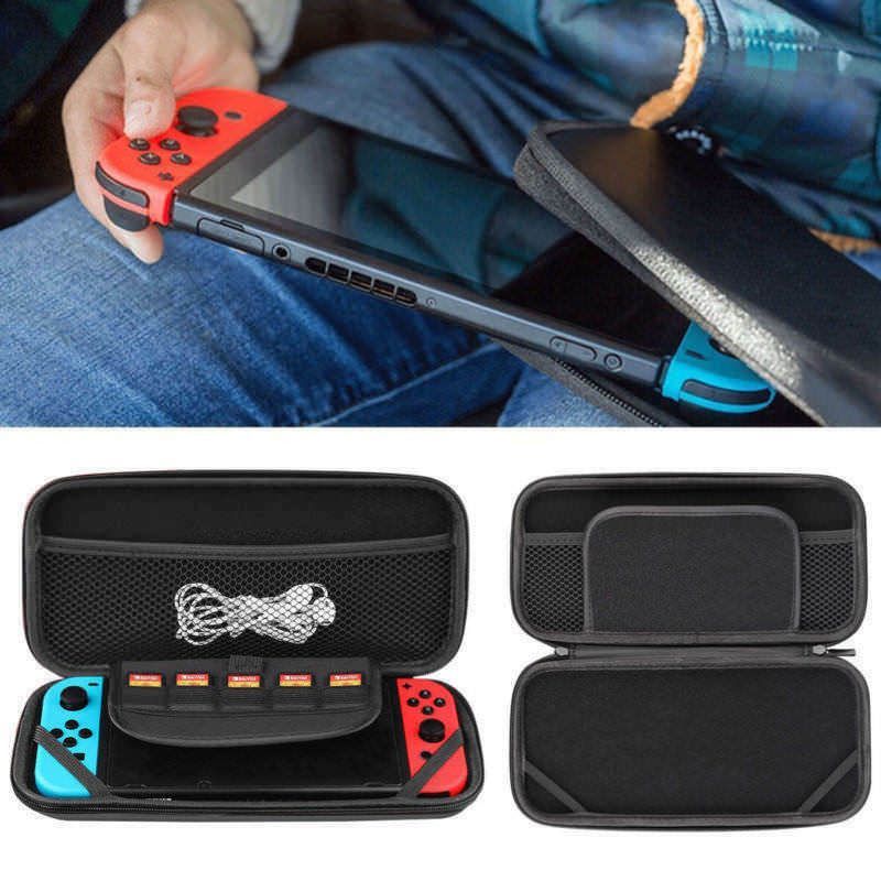 Carrying Case Accessories Bag Shell Cover Charging Cable Screen Protector For Nintendo Switch