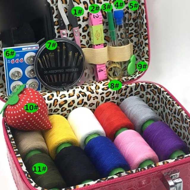 High-End Sewing Box Set - Premium Storage Organizer for Sewing Tools, Threads, Needles, and Accessories