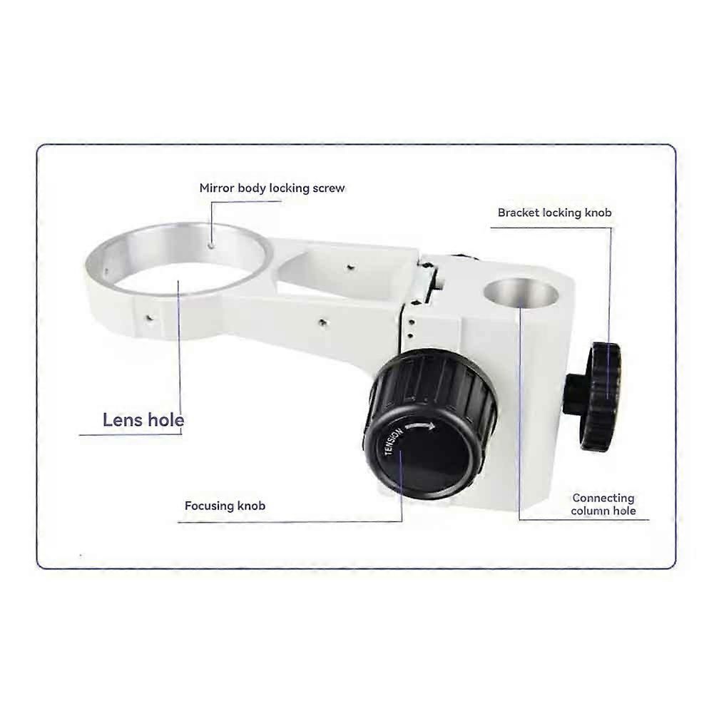 Microscope Bracket 76MM Lens Bracket Stereomicroscope Accessories