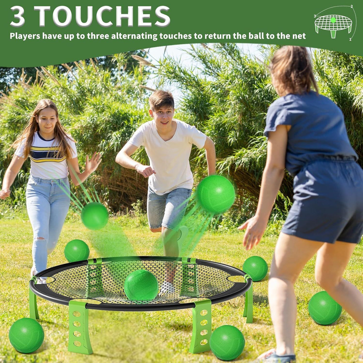 Outdoor Game Sets Beach Outside Ball Game Toys for Kids Teens