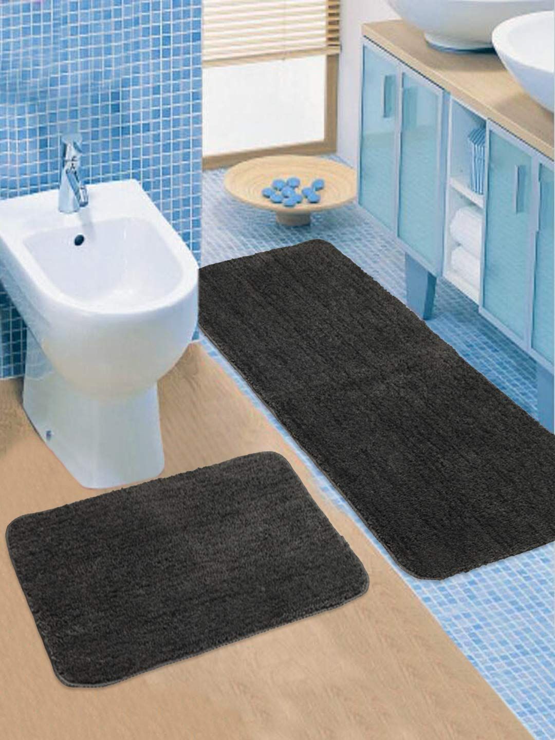 AIESY®  Beautiful Super-Soft Solid Runner Rug