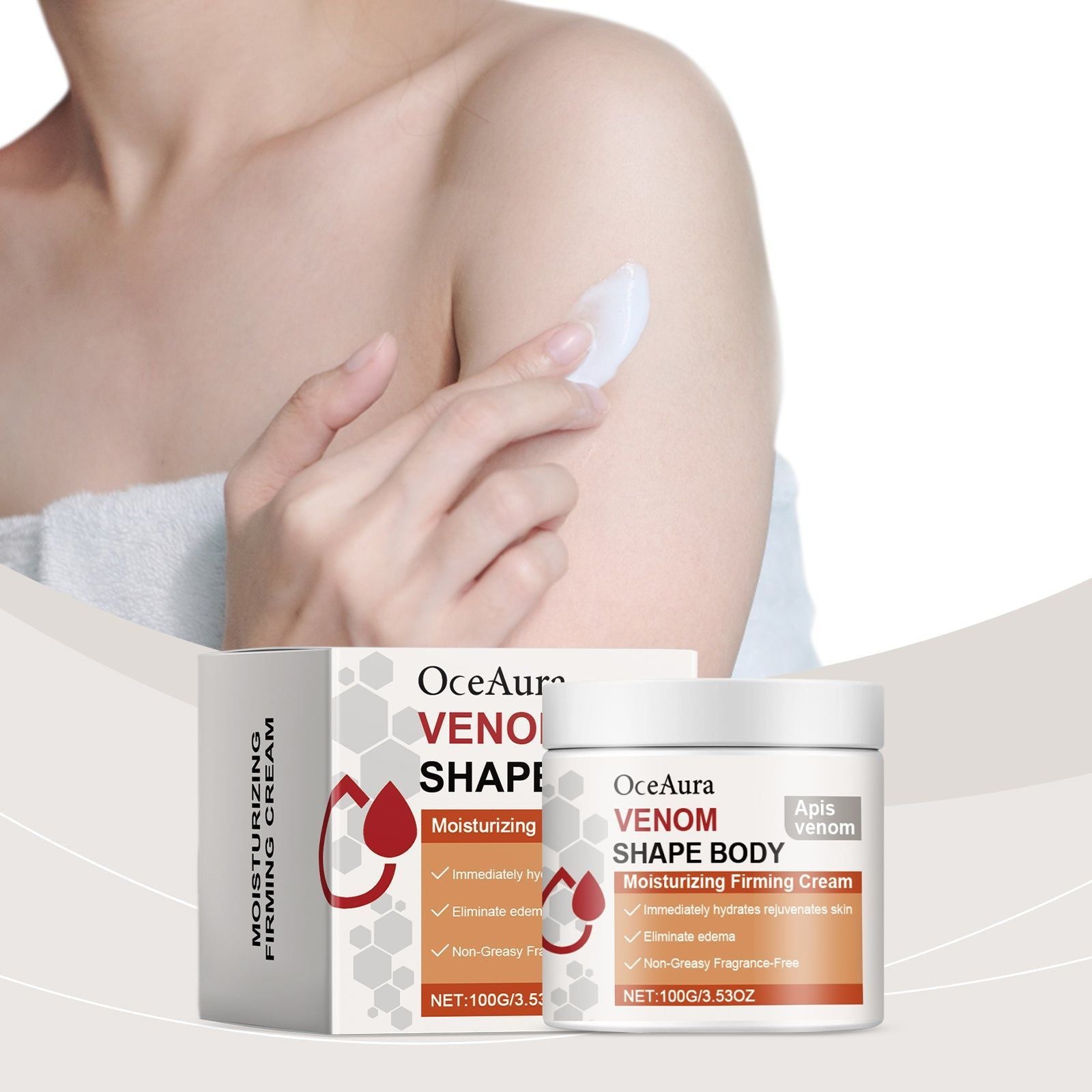 Body Care Moisturizing Firming Cream, Hydrating, Anti-Aging, Slimming, Daily Body Lotion ,100g