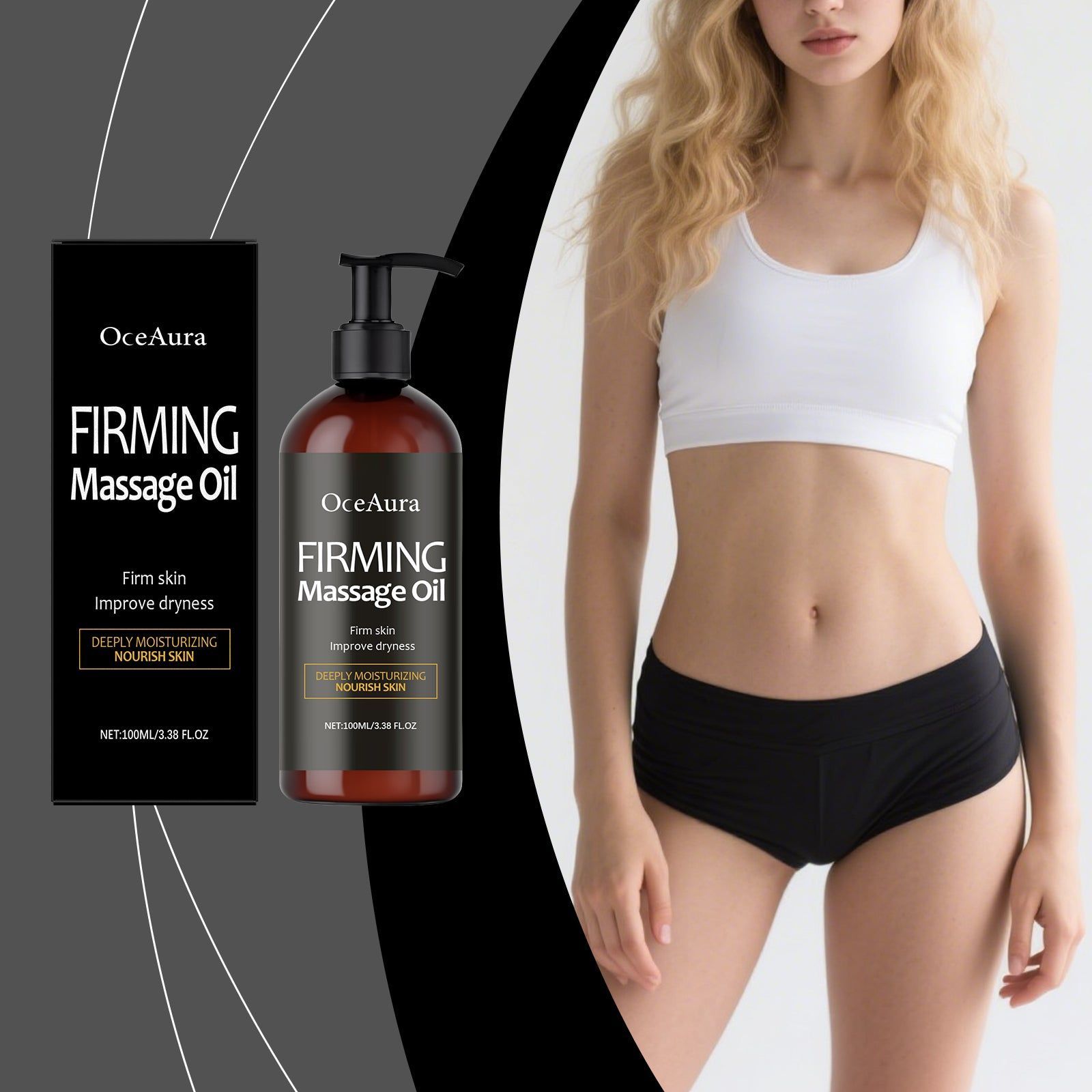 Body Care Moisturizing Oil, Deep Nourishment, Hydrating, Non-Sticky, Refreshing ,100ml
