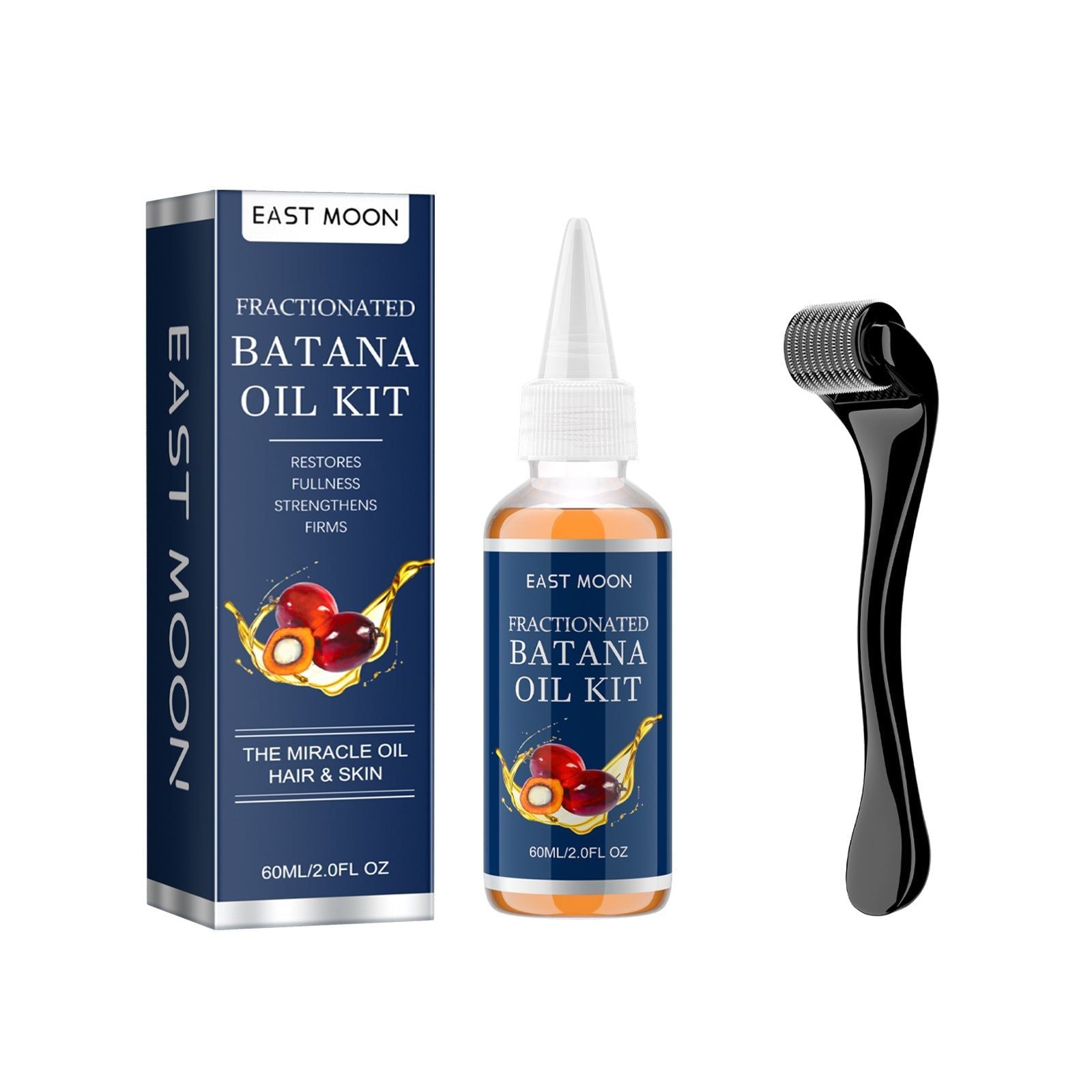 Batana Oil Kit for Smooth, Strong, and Shiny Hair, Hair Repair Essential ,1set