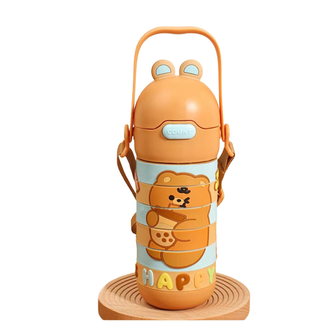 Twisoo Kids Water Bottle Stainless Steel, 300ml