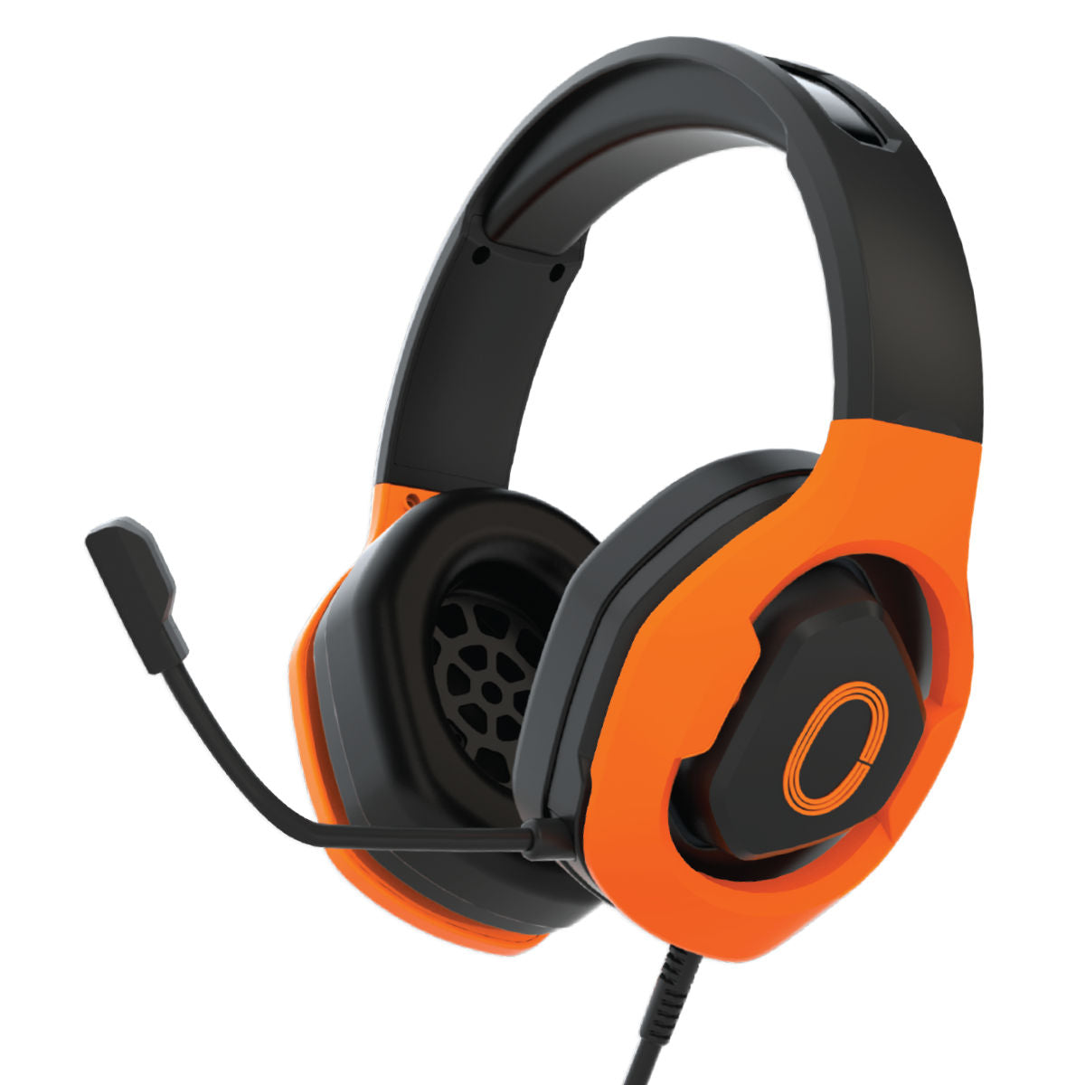 Cypher MANA Gaming Headset, 50mm Driver Wired RGB Gaming Headphone with Mic, Orange