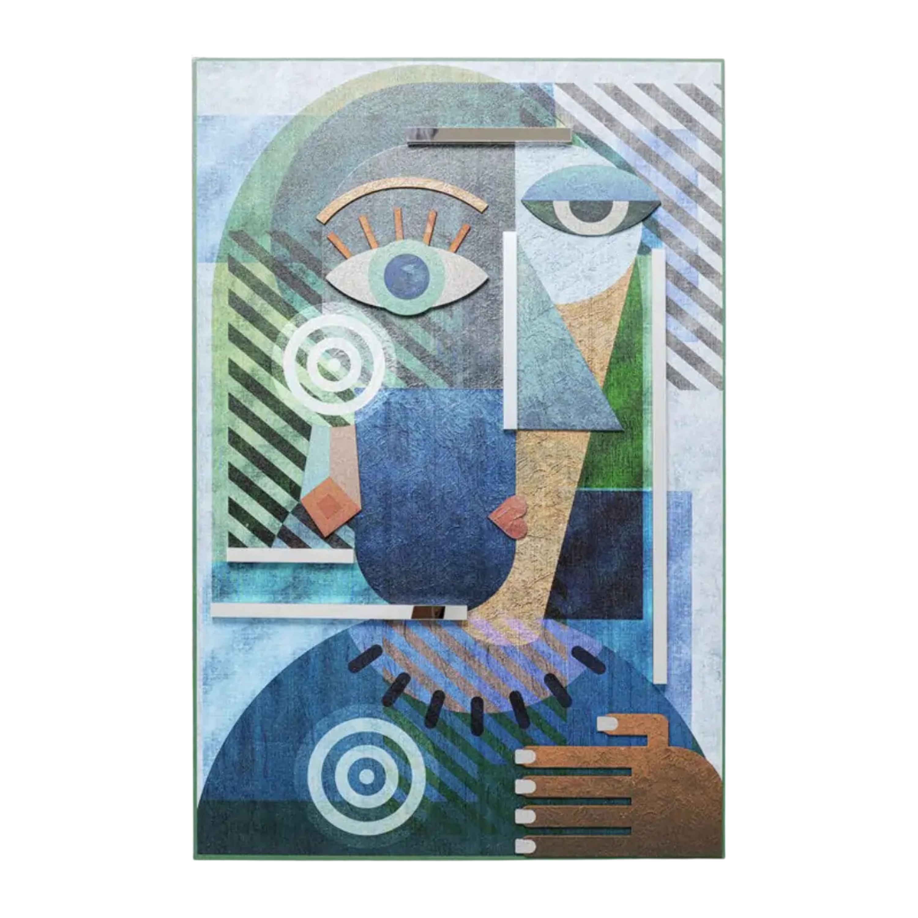 صورة كائن هندسي امرأة 100x150 سم KARE