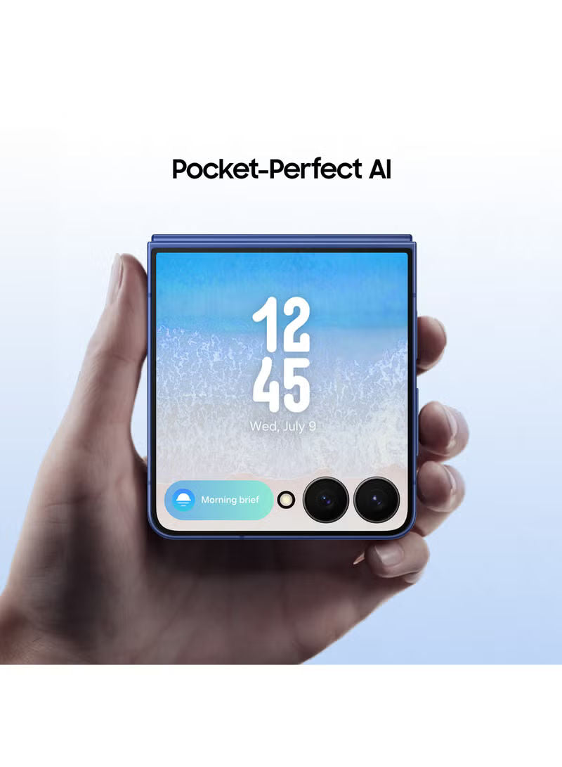 Samsung Galaxy Z Flip 7 Dual SIM Blue Shadow 12GB 256GB 5G - Middle East Version