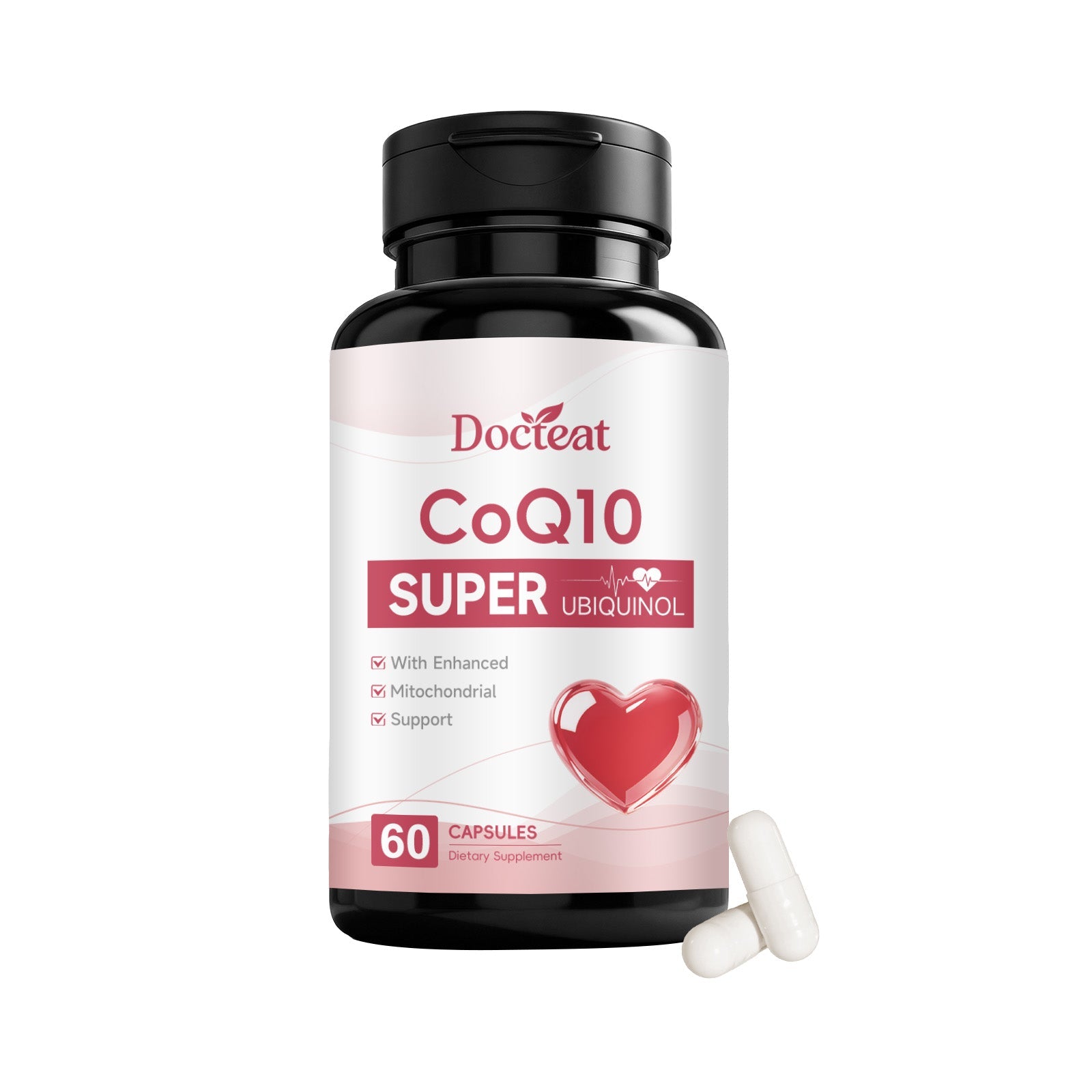 Boost Energy & Slimming with CoQ10 Coenzyme Capsules, Daily Body Care ,60 capsules